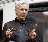 Julian Assange permanece asilado desde junio de 2012 en la embajada de Ecuador en Londres. (Frank Augstein /AP)