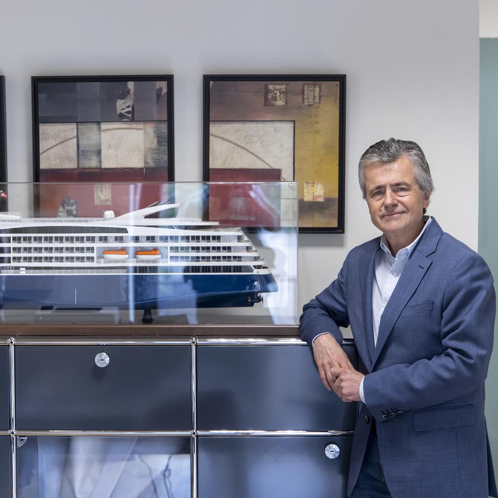El empresario malagueño Elisardo Sánchez, socio fundador y presidente de Alma Cruceros, dió detalles de lo que será la empresa de cruceros de lujo.