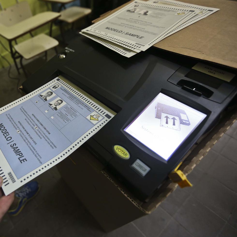 Las máquinas de escrutino electrónico fueron adquiridas en 2015 y, con los años, han dado problemas en los procesos electorales. (Archivo GFR Media)