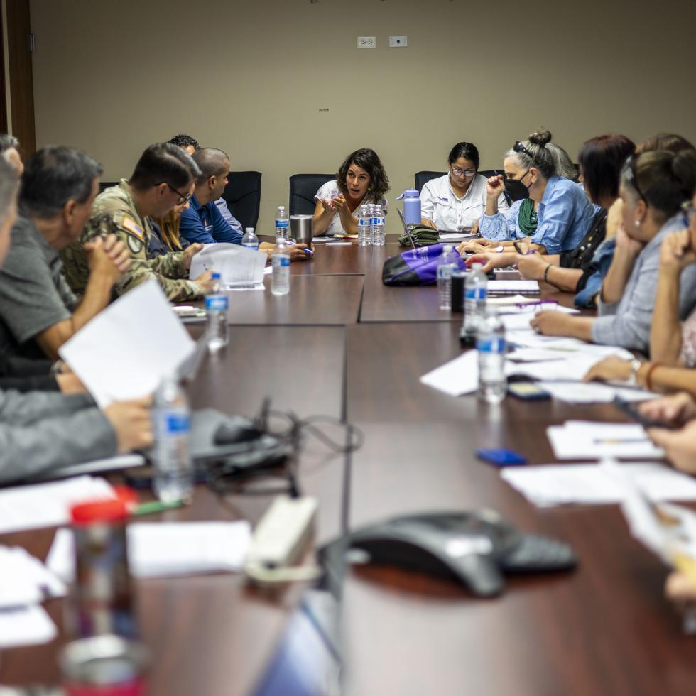 La reunión entre representantes de varias comunidades de San Juan afectadas por el proyecto de canalización del río Piedras y personal del USACE se extendió por más de cuatro horas.