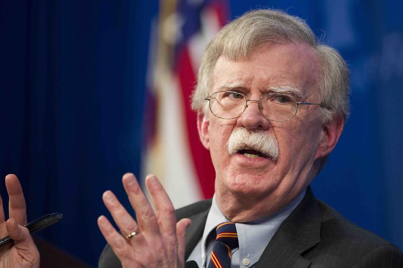 El asesor de Seguridad Nacional de Estados Unidos, John Bolton. (AP Foto/Cliff Owen)