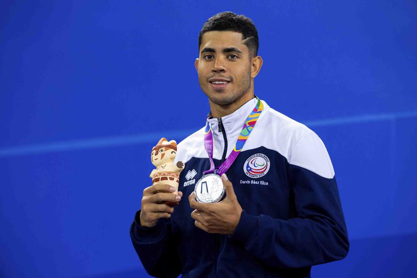 Darvin Báez ganó una medalla de plata en los 100 metros pecho. (Lima 2019)