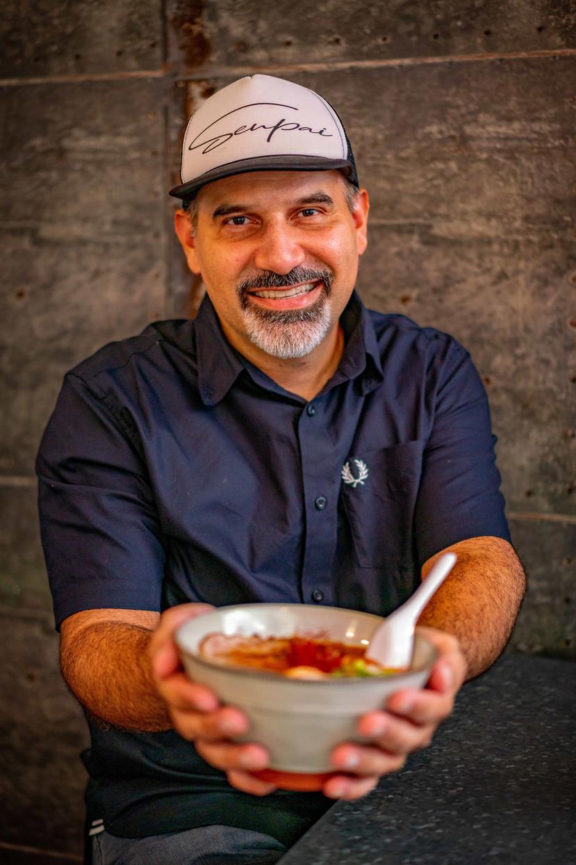 Gerardo Pérez es chef y propietario de Senpai Ramen.