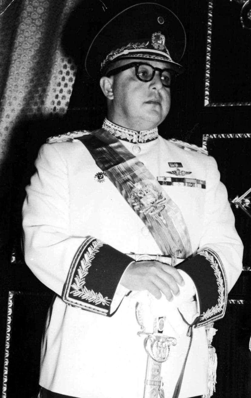 Foto de archivo del general Marcos Pérez Jiménez, padre de Mónica Pérez Jimenez. (AP)