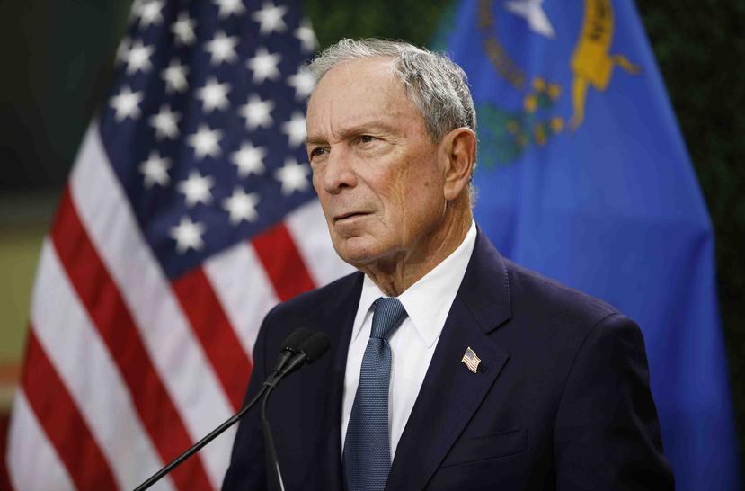 Michael Bloomberg, precandidato demócrata a la presidencia de los Estados Unidos. (AP)