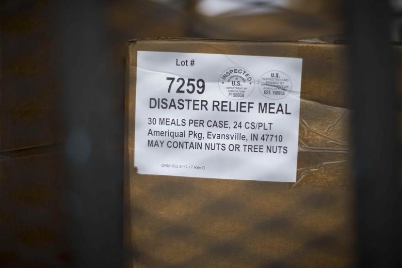 FEMA llevó cajas de comida a Río Grande.