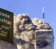 Atentado terrorista al World Trade Center el 11 de septiembre de 2001.