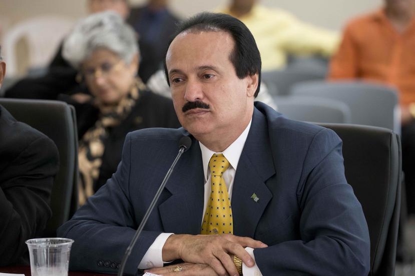 El alcalde de Mayagüez, José Guillermo Rodríguez, durante la presentación de una ponencia ante la Legislatura. (GFR Media)