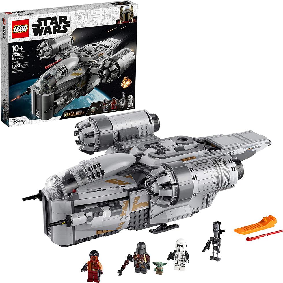 Este conjunto LEGO Star Wars The Razor Crest, además de ser un modelo exclusivo de Amazon, es un ejemplo de los especiales de juguetes que se pueden encontrar en la venta de Prime Day. Del $139.99 usual, está a $97.99, 30% menos.