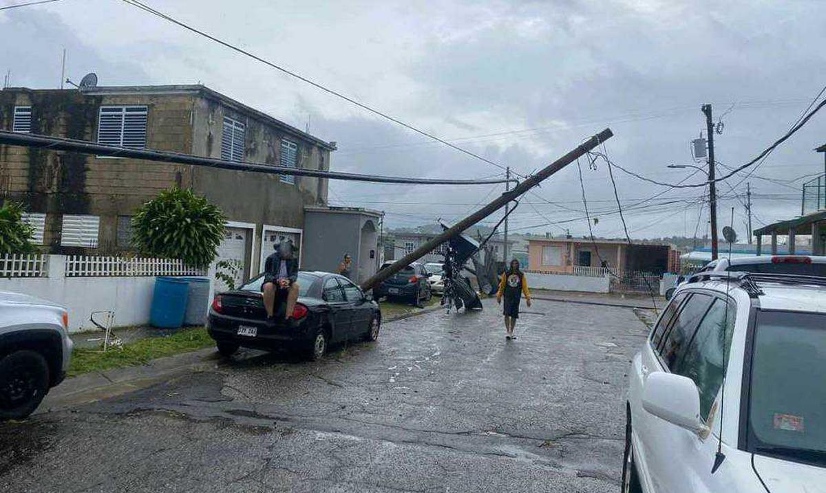 The hurricane caused damage to at least 26 homes in Arecibo
