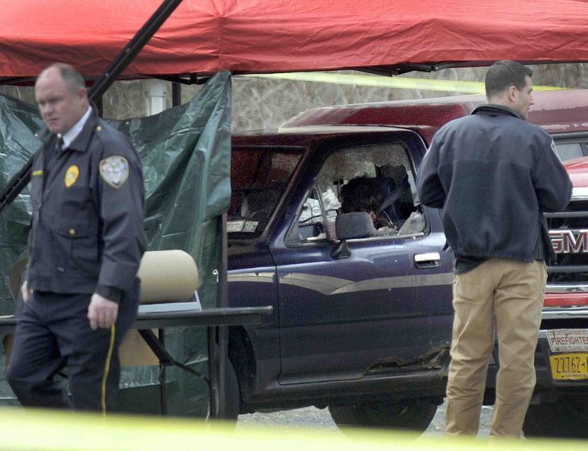 Katy Pladl fue asesinada en la camioneta con su padre adoptivo, Anthony Fusco, de 56 años. (AP)