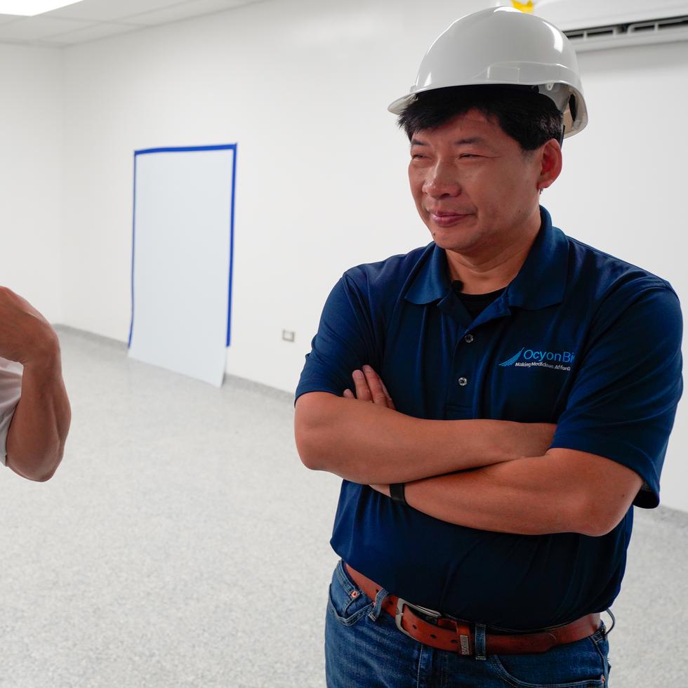 Robert Salcedo, izquierda, y Daniel Chang, cofundadores de OcyonBio, que está por abrir su sede en Aguadilla.