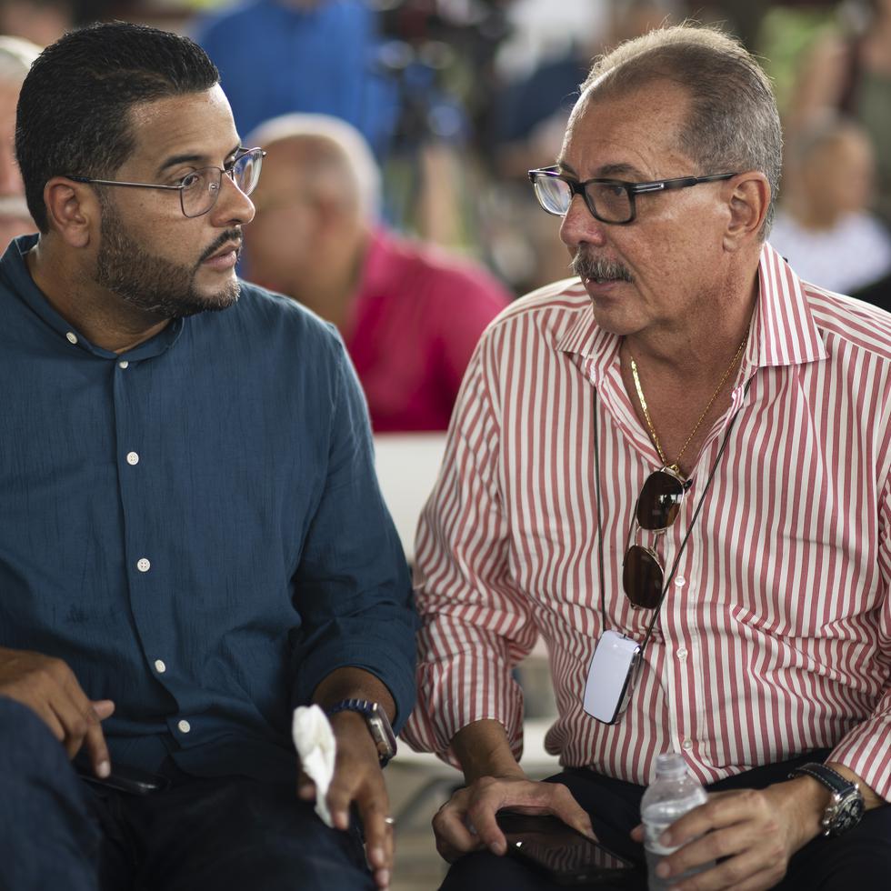 Jesús Manuel Ortiz (izquierda) confirmó, el lunes, su aspiración a la candidatura de la gobernación de la Pava. Juan Zaragoza “consignó” su aspiración en enero de este año y confirmó su candidatura en octubre.