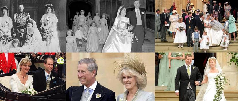 La Familia Real compartió a través de su cuenta de Twitter un video que repasa las bodas que se han celebrado en el castillo de Windsor.