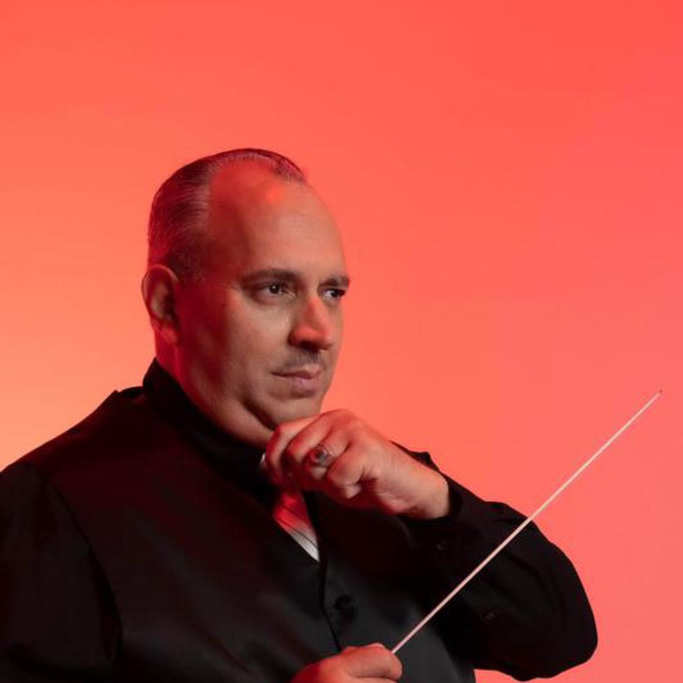 El maestro Rafael Enrique Irizarry, director asociado de la Orquesta Sinfónica de Puerto Rico.