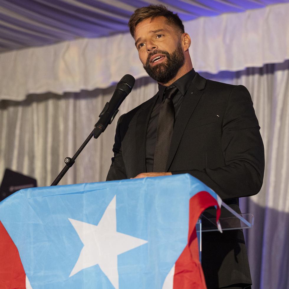 “Como artista, creo que es mi responsabilidad usar mi voz para generar un impacto positivo en el mundo", dijo Ricky Martin.