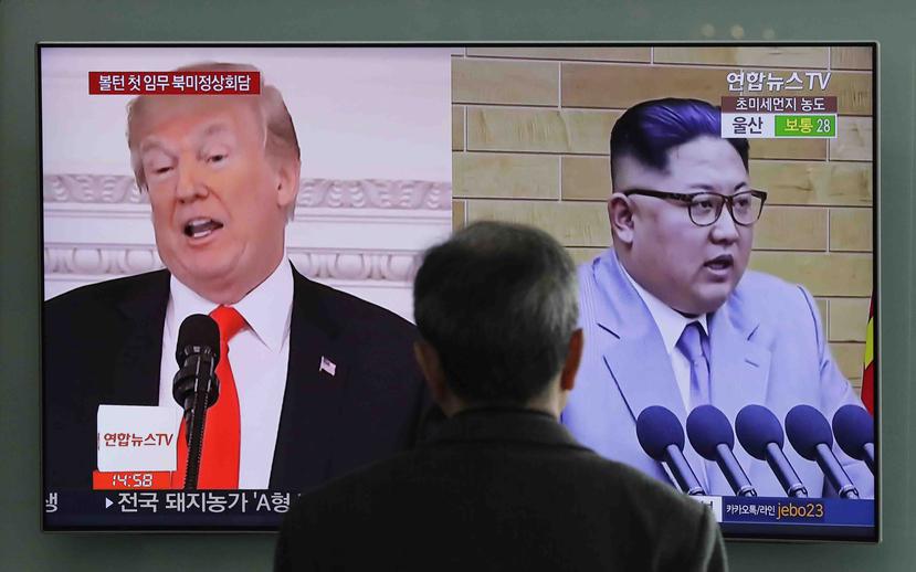 El presidente de Estados Unidos, Donald Trump, se reunirá en mayo con el presidente de Corea del Norte, Kim Jong-Un. (AP)
