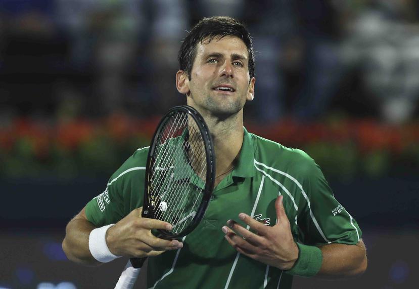 Se desconoce si Djokovic, campeón vigente del Abierto de Australia, será objeto de multas o sanciones. (AP)