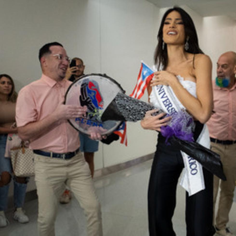 Con música, banderas y abrazos, Karla Guilfú Acevedo es recibida en el aeropuerto: “Me siento feliz con mi desempeño”
