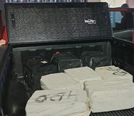 Cargamento de cocaína recuperado durante intervención vehicular en Luquillo.