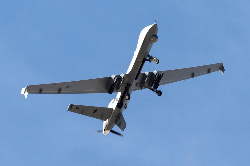 Un dron MQ-9 Reaper similar al derribado sobre aguas internacionales.