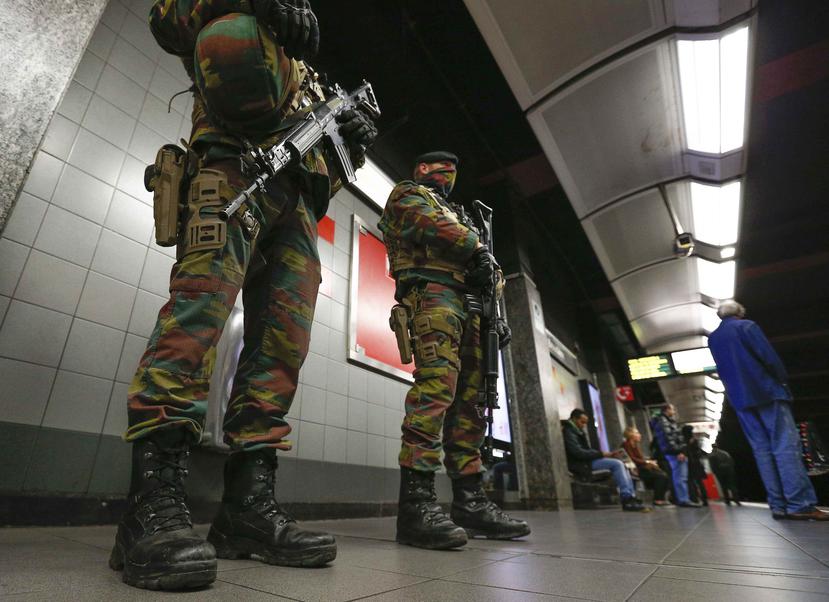 La seguridad se ha intensificado en Bélgica desde los ataques terroristas de París el pasado 13 de noviembre.