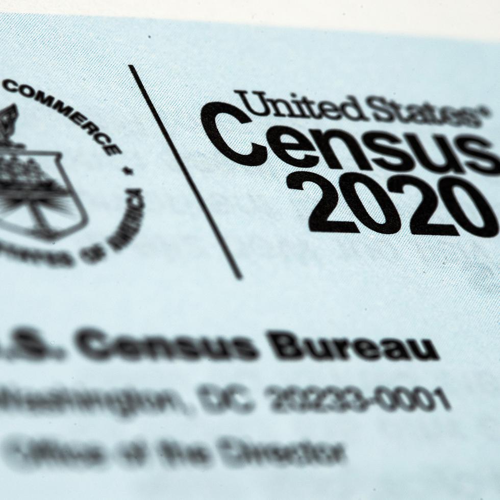 FILE - This March 19, 2020, file photo, shows a 2020 census letter mailed to a U.S. resident in Glenside, Pa. Just how badly has the new coronavirus impacted life in the U.S.? The U.S. Census Bureau, along with five other federal agencies, will try to answer that question with a new experimental, weekly survey that just got approved earlier this week. (AP Photo/Matt Rourke, File)