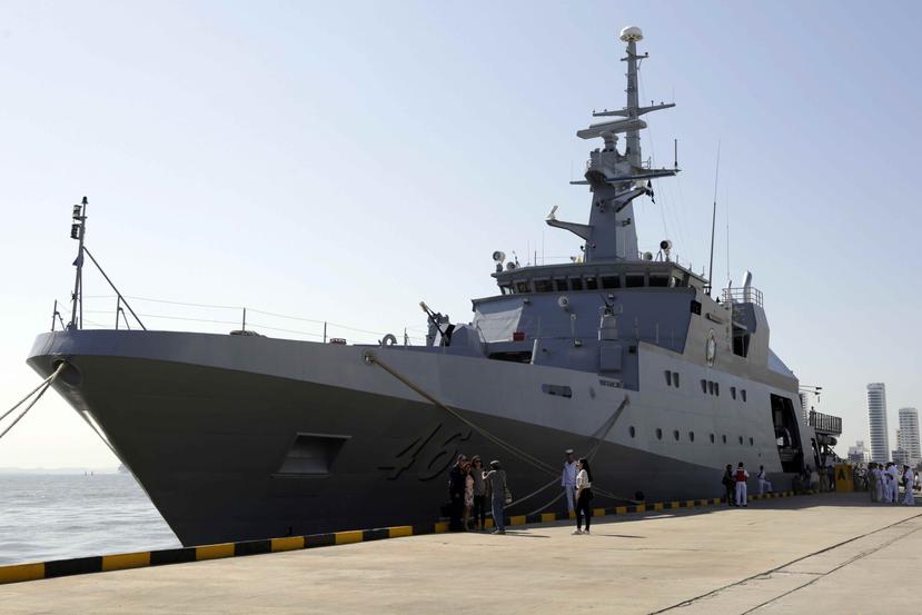 Imagen de un buque de la Armada colombiana. (EFE)