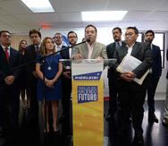 El licenciado Ángel Marrero (c) solicitó que la Comisión de Primarias del Partido Nuevo Progresista se exprese en torno a las denuncias que hizo.