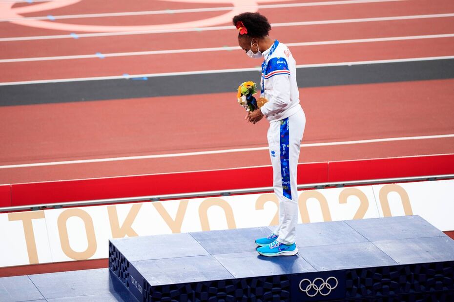 Es la segunda vez que se escucha La Borinqueña en los Juegos Olímpicos, pero es la primera vez que sucede en el atletismo.