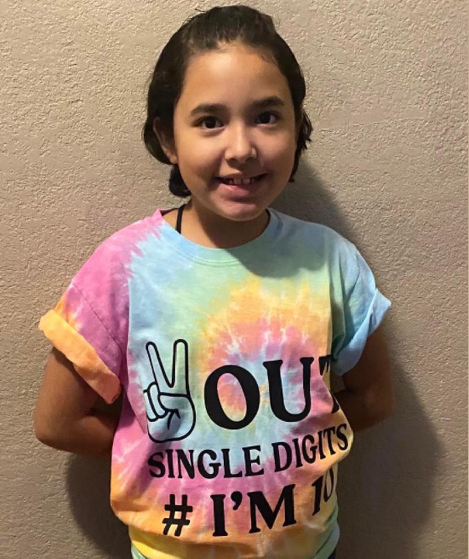 Alithia Ramirez. Su padre, Ryan Ramírez publicó, el pasado 28 de abril, en Facebook, un mensaje de felicitación a su hija por haber cumplido 10 años.