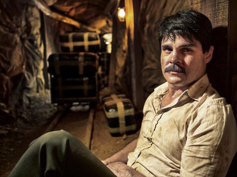 Imagen del actor Marco de la O en su papel del narcotraficante mexicano Joaquín "El Chapo" Guzmán. (Agencia EFE)