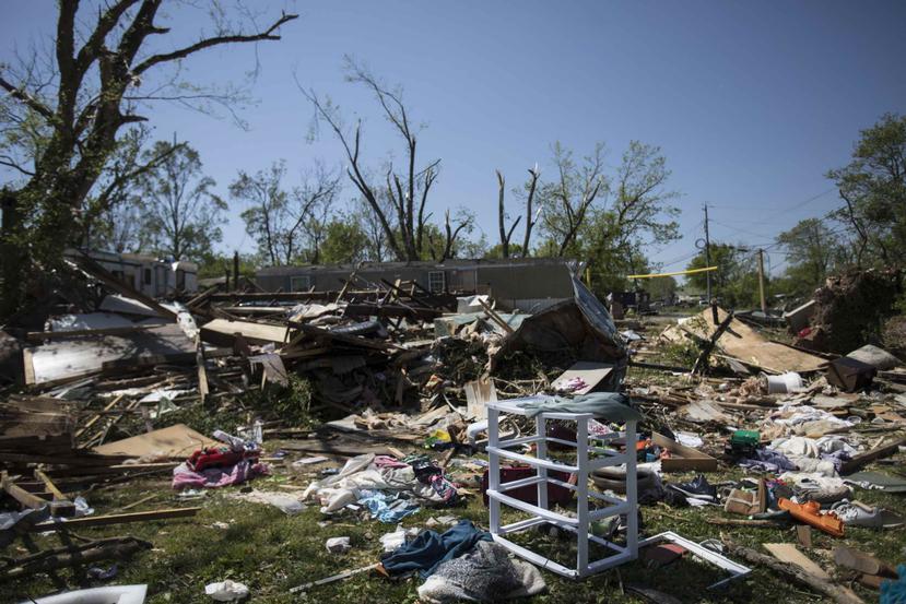 Las tormentas arrasaron a Mississippi y partes de Oklahoma, Texas y Luisiana. (Archivo / AP)
