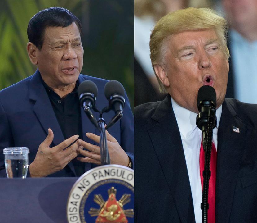 En una inusual revelación sobre los movimientos de activos militares estadounidenses, Trump dijo a Duterte que Estados Unidos tenía dos submarinos nucleares en la región y que no quería utilizarlos. (AP)