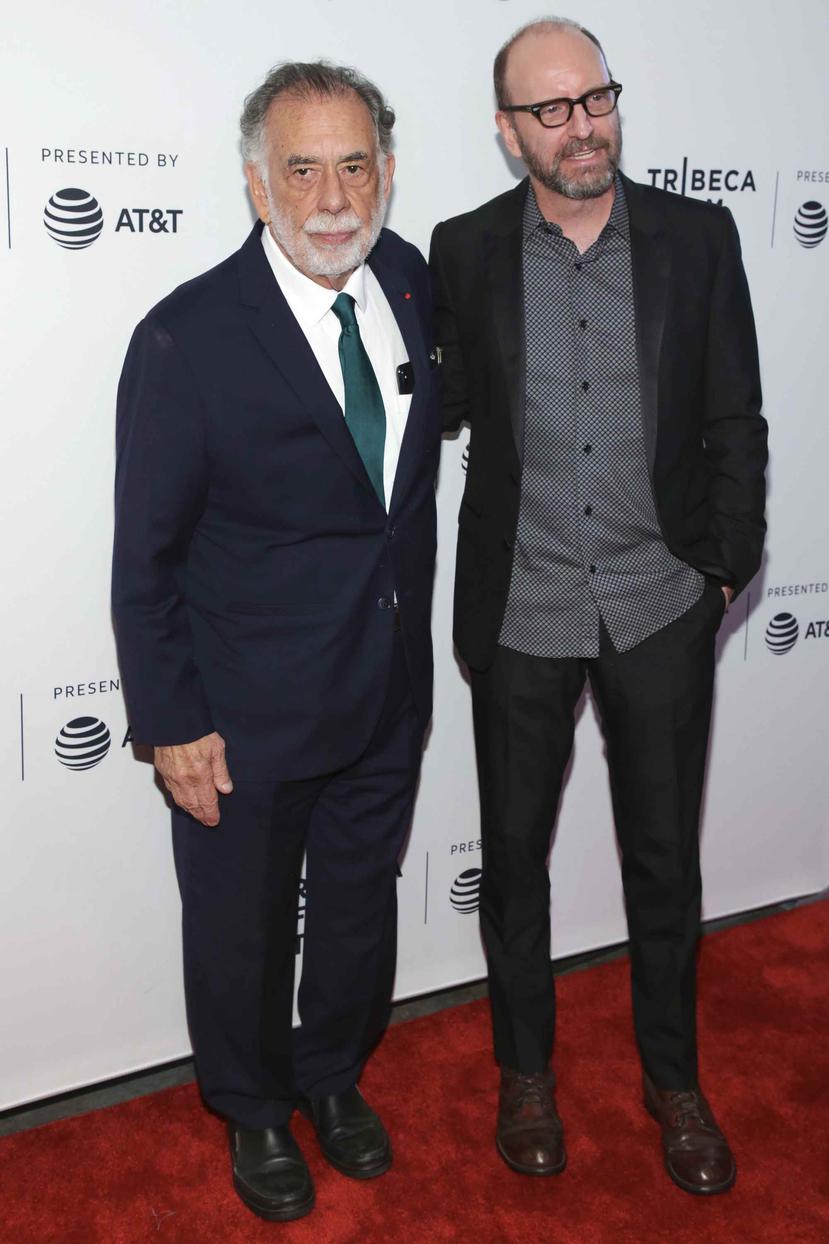 El director Francis Ford Coppola (izquierda) junto a Steven Soderbergh durante el Festival de Cine de Tribeca. (AP/Brent N. Clarke)