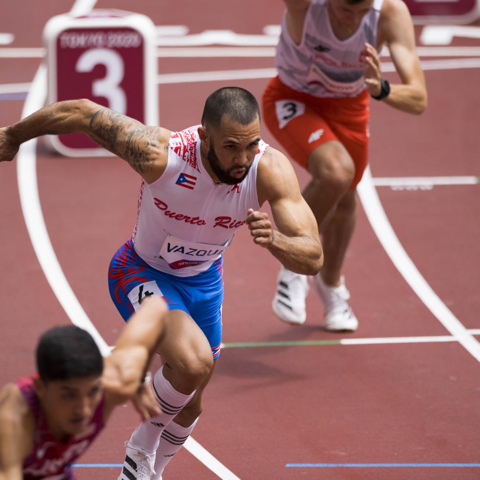 Wesley Vázquez vio acción en los Juegos Olímpicos de Tokio, donde quedó fuera de las semifinales al finalizar séptimo en la última serie con tiempo de 1:49.06 minutos.