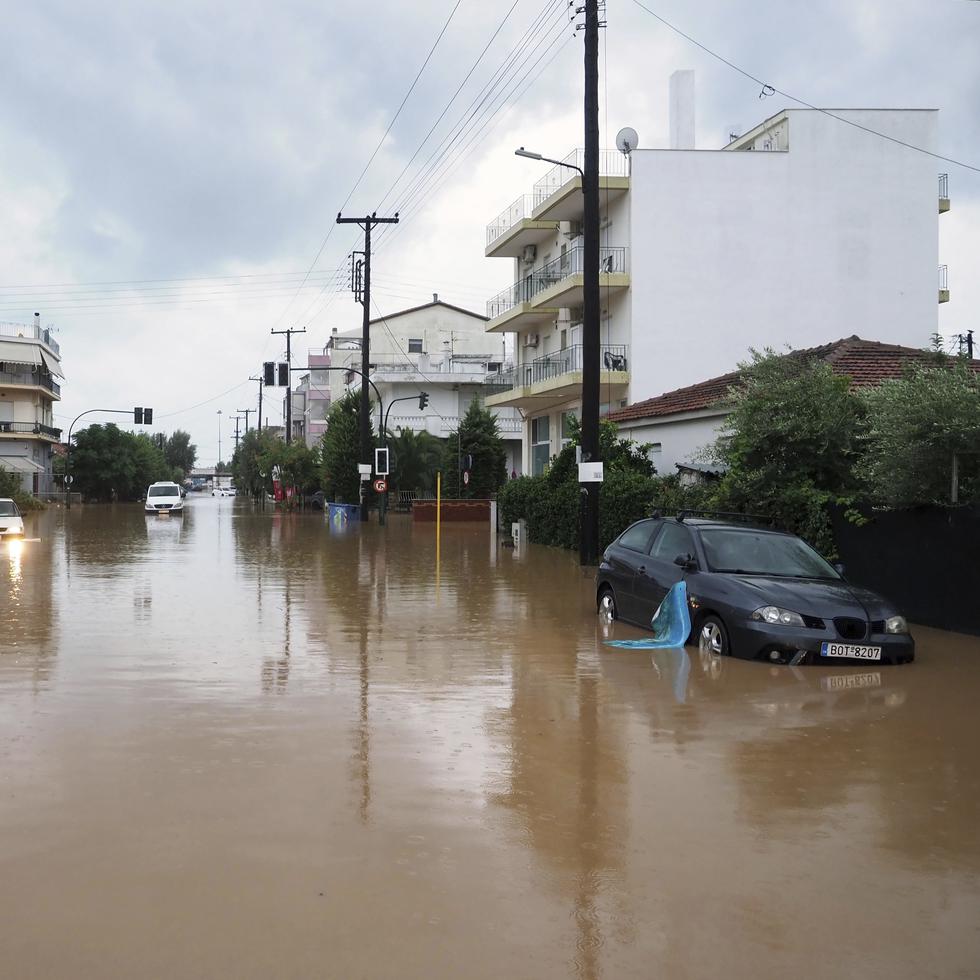 Las inundaciones se concentraban hoy en las localidades centrales de Karditsa y se esperaban más lluvias durante el día.