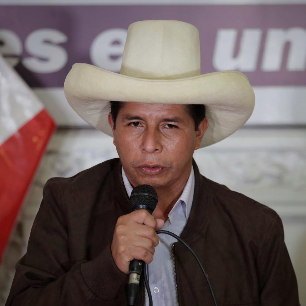En la imagen, el expresidente peruano Pedro Castillo.