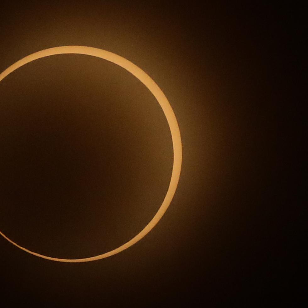 El lunes, 8 de abril de 2024, en algunos lugares del planeta se observará un eclipse solar total. En la foto se capta un instante de un eclipse observado desde la provincia de Coclé (Panamá). EFE/ Bienvenido Velasco