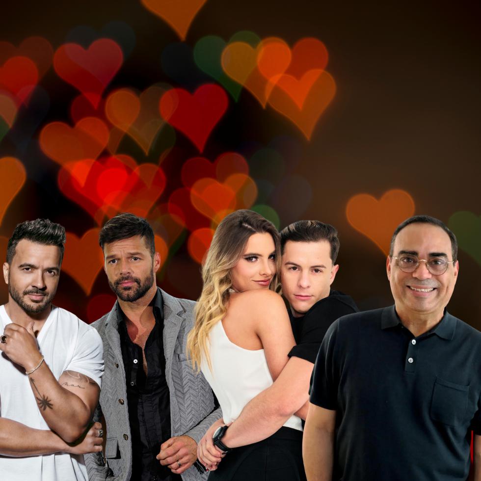 Luis Fonsi, Ricky Martin, Guaynaa y Gilberto Santa Rosa acudieron a las redes con detalles por el Día de San Valentín.