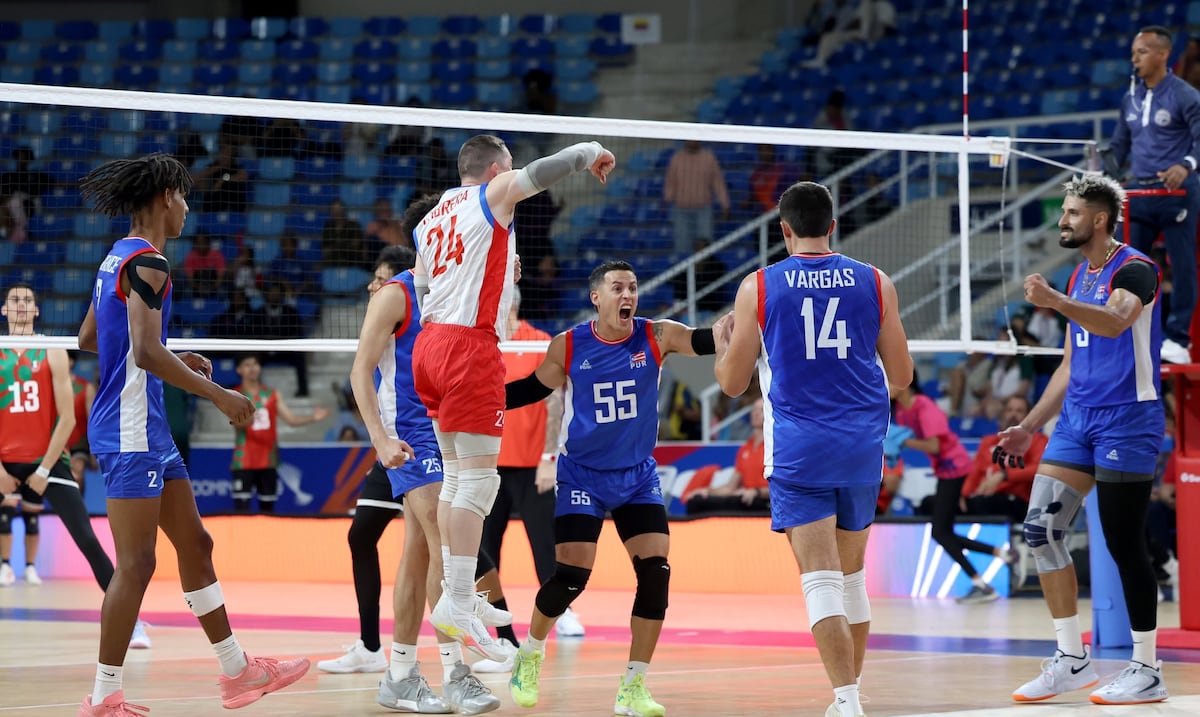 Puerto Rico vence a México 3-1 y va por el oro en voleibol masculino en Santo Domingo 2026