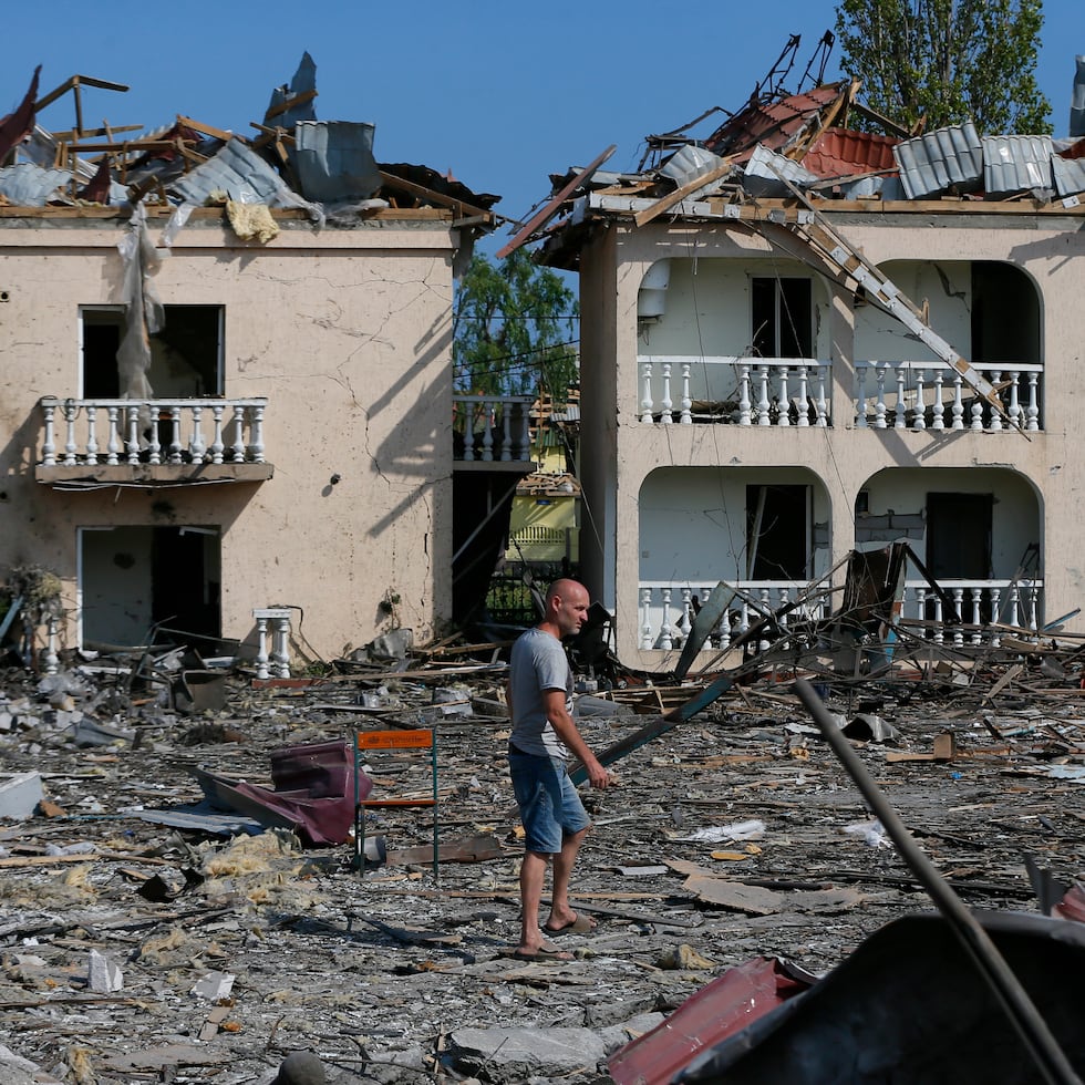 Daños en viviendas de Odesa por un ataque ruso en una imagen de archivo.