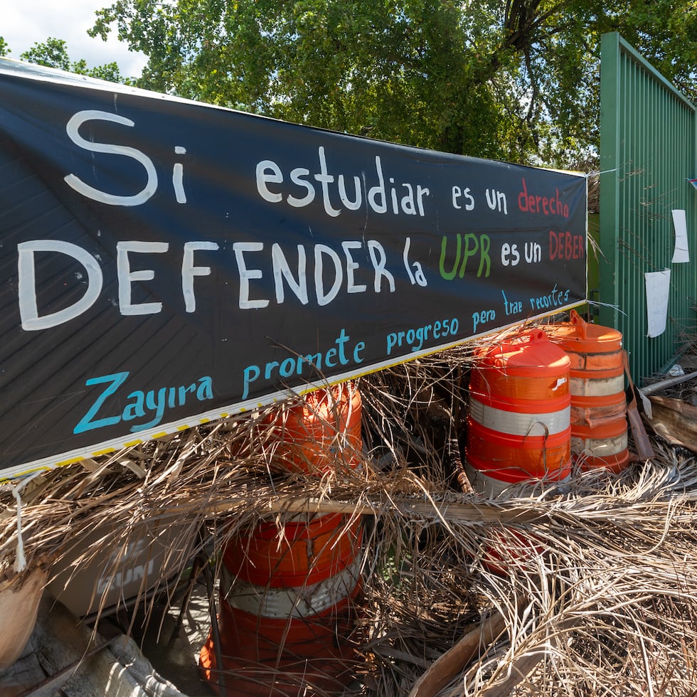 Los estudiantes del RUM se mantienen bajo una manifestación indefinida desde el 13 de abril.