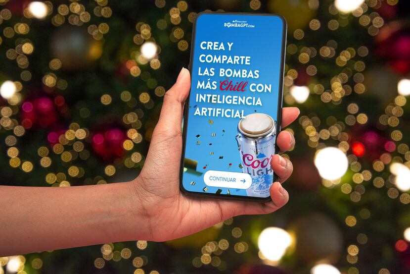 Coors Light Puerto Rico creó BombaGPT, una plataforma que te permite generar automáticamente, las mejores bombas navideñas personalizadas para compartir  con familiares y amigos