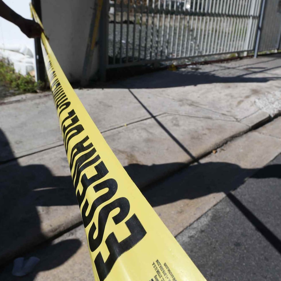 Una foto de archivo de escena del crimen.