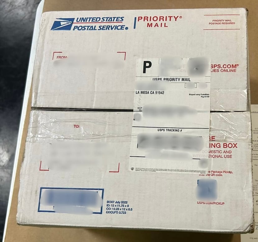 Pastillas alteradas con fentanilo ocupadas por la DEA en Bayamón.