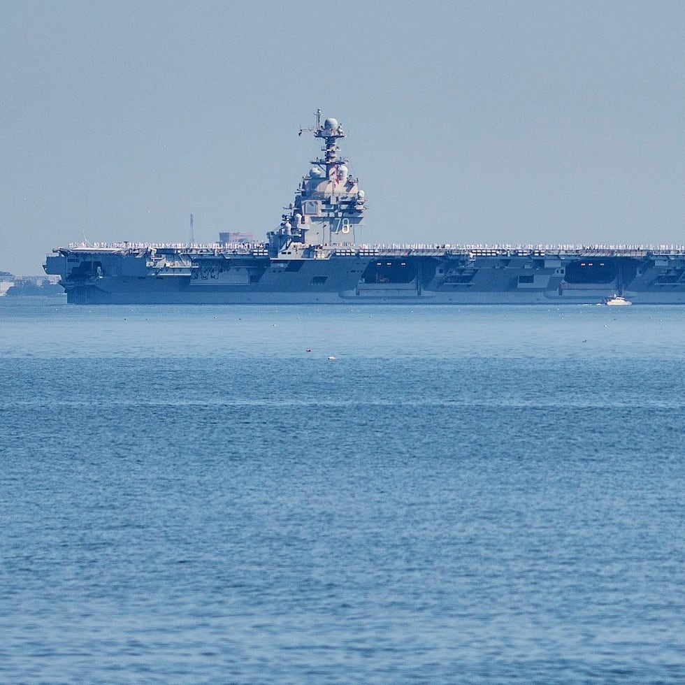 El portaaviones participó en la operación militar para capturar al entonces presidente venezolano Nicolás Maduro.