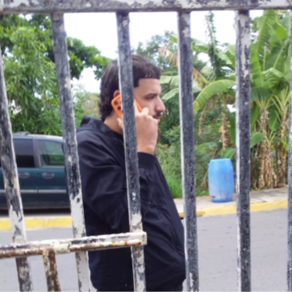 Imagen divulgada por las autoridades del sospechoso, quien llegó hasta la casa del adulto mayor.