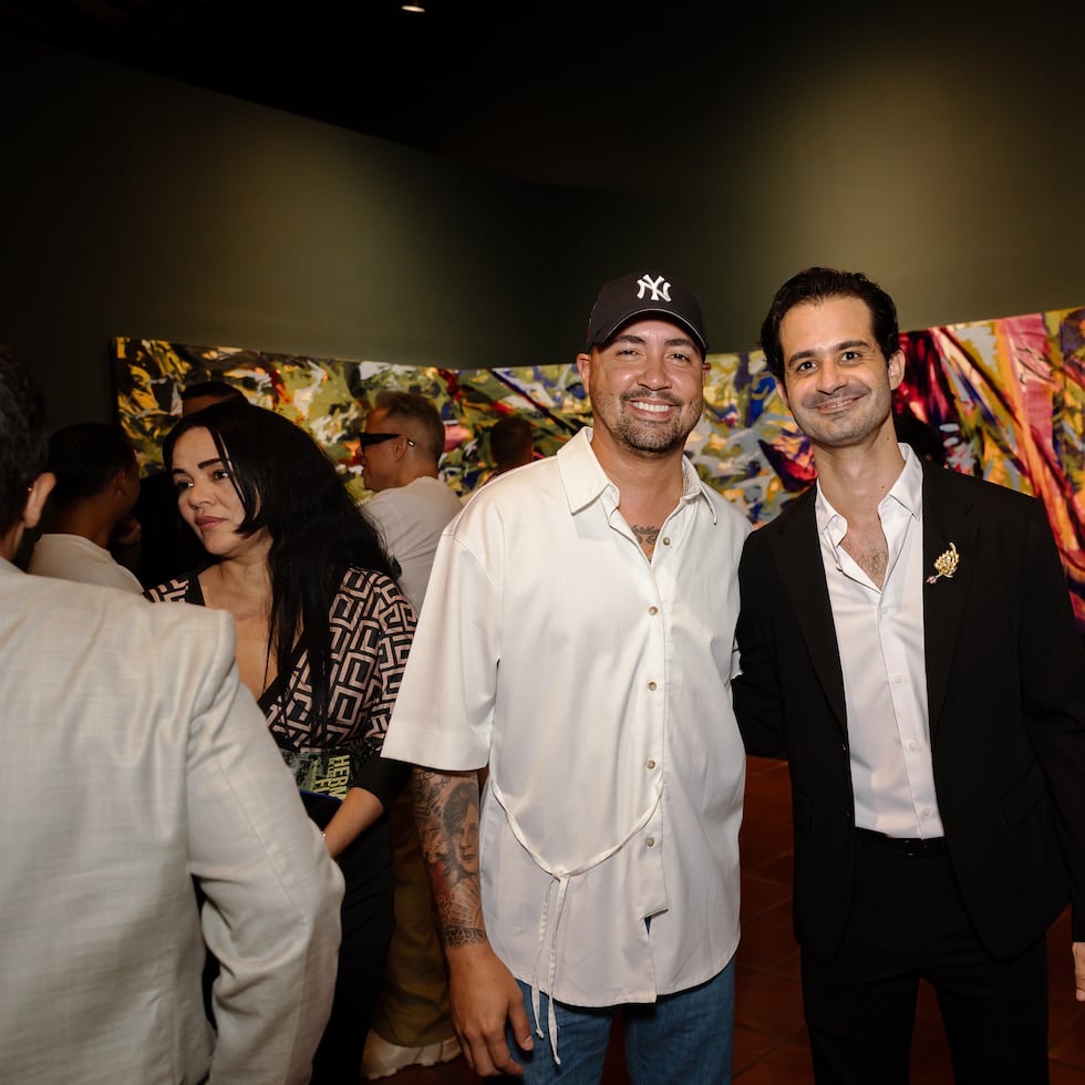 Los artistas Ángel Otero y Jun Martínez