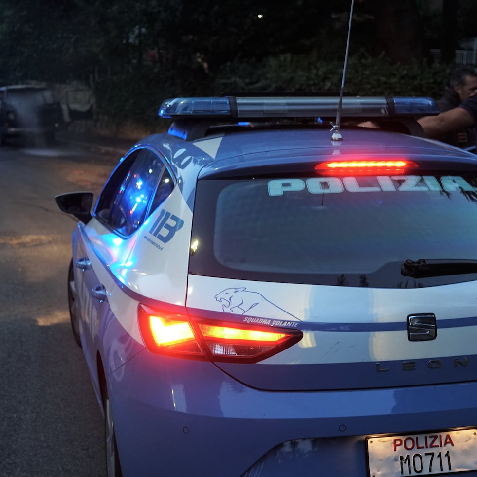 Una patrulla de la Policía italiana.